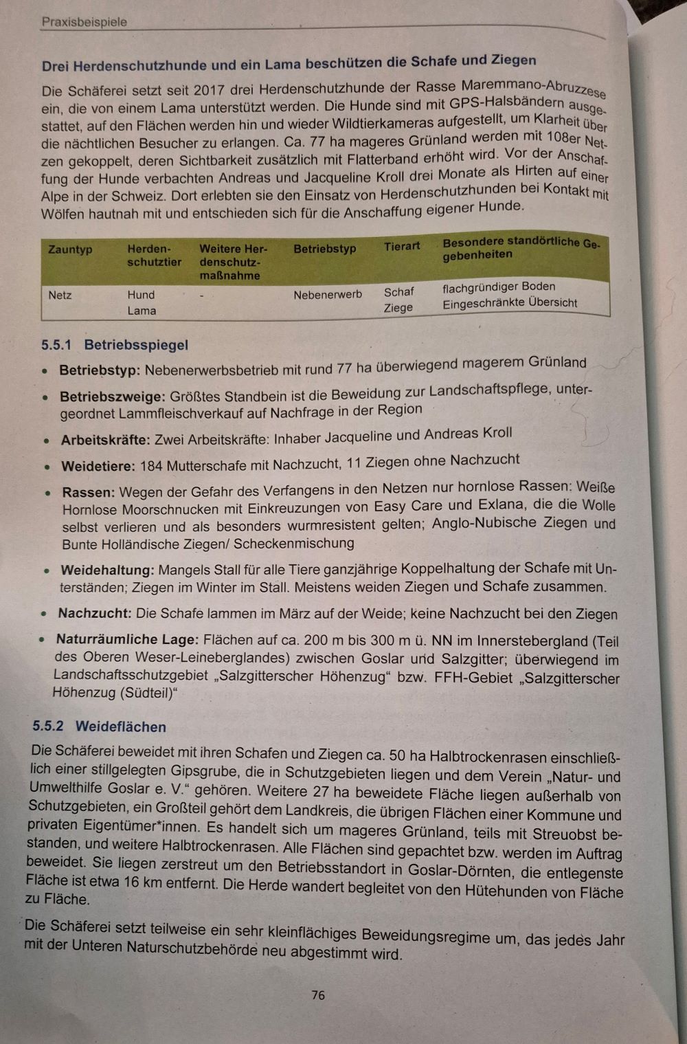 Herdenschutz in der Praxis76