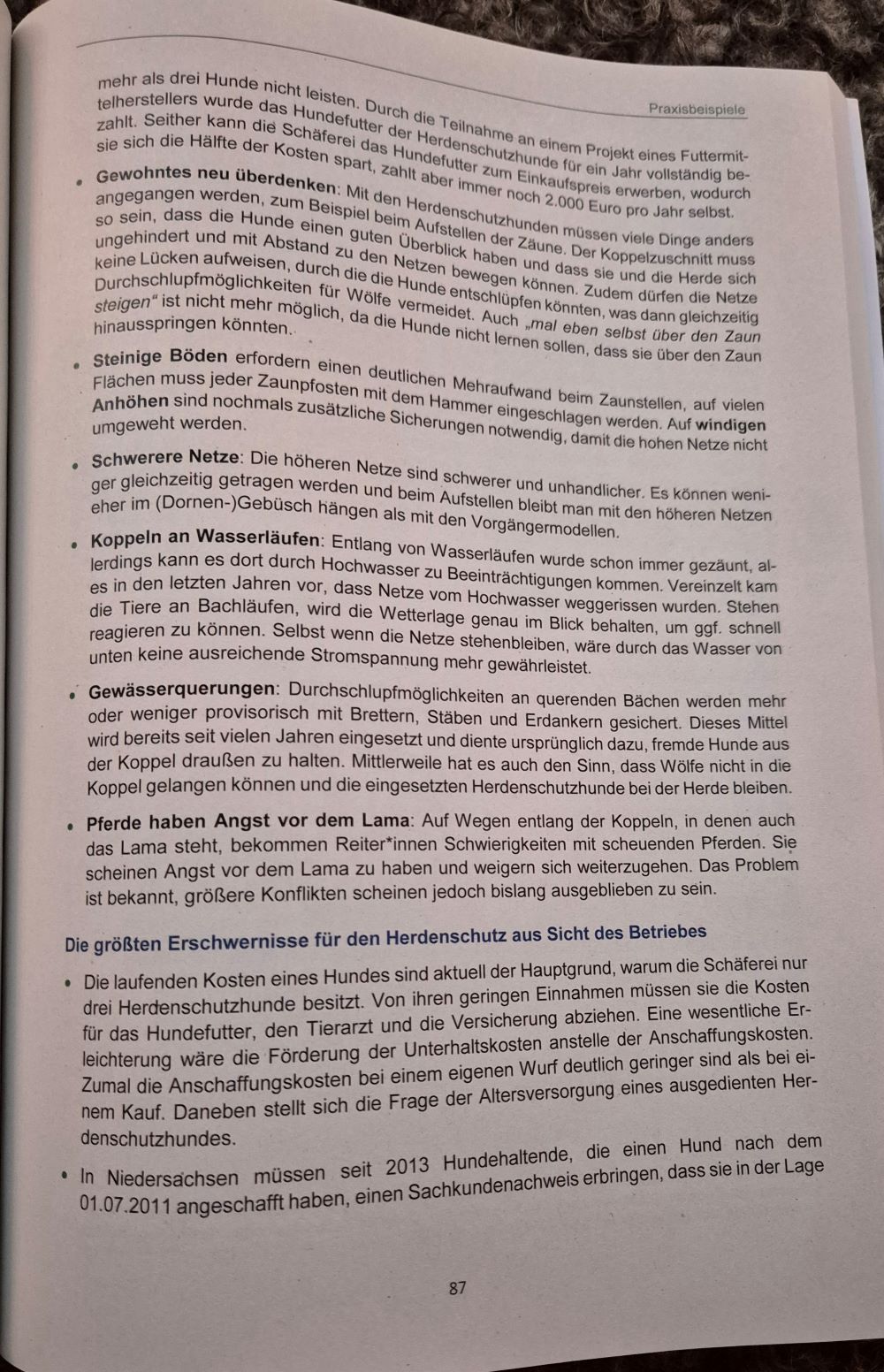 Herdenschutz in der Praxis87