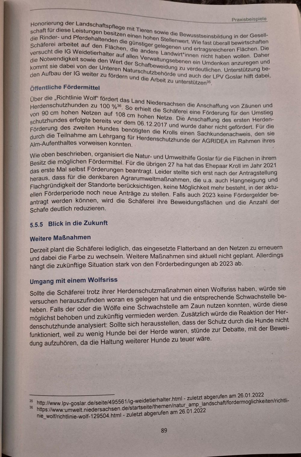 Herdenschutz in der Praxis89