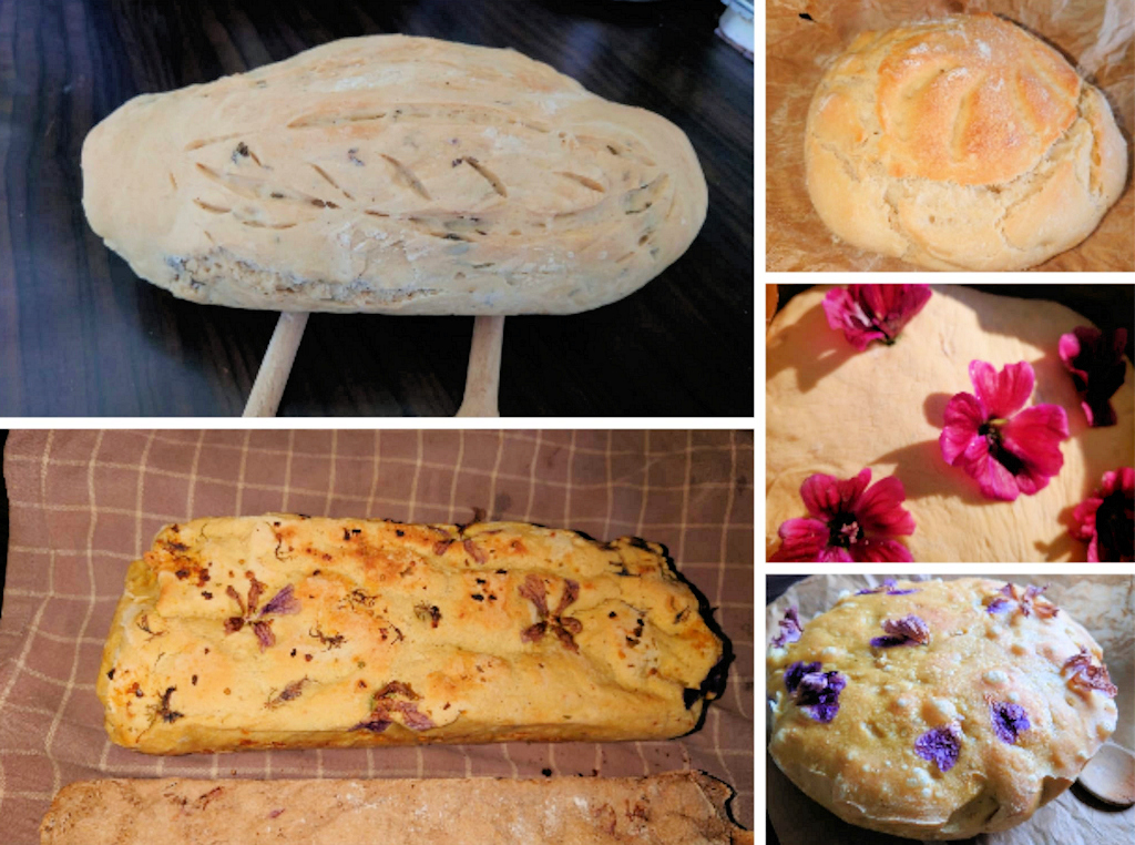 Wildkräuterbrot backen